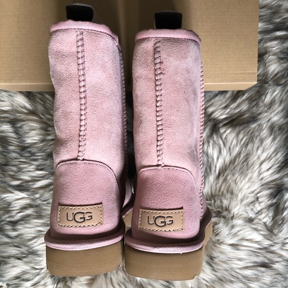 SOLD Women’s Pink Ugg Boots, Size 7 - Picture 3 of 8